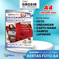 MAWAR A4 Glossy Photo Paper Glossy Photo Paper BLUEPRINT A4 210 gsm A4 ROSE Photo Paper/ - 20 Sheets