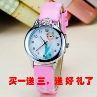 Children s Watch Frozen Watch Girls Primary School Girls Waterproof Girls Cute Cartoon Korean Trend 
