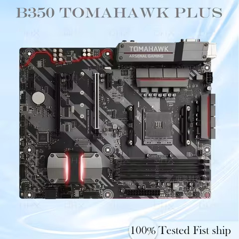 B350 DDR4 Mainboard Support Ryzen 1 2 3 4 5 Generat CPU AM4 AMD For MSI B350 TOMAHAWK PLUS Motherboa