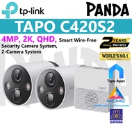 【SIRIM】TP-Link Tapo C420S2, 4MP, 2K QHD, Smart Wire-Free Security Camera System