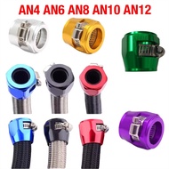 Oil Line Clamp Water Brake Aluminum Color Size AN3 AN4 AN6 AN8 AN10 Good Work A Beautiful Colors