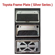 🇯🇵🇯🇵 Toyota Frame Plate ( Silver Series ) / Car Number Plat / Papan Nombor Kereta