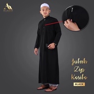 JUBAH ZIP KOSHIBO IMAM PREMIUM KAIN JUBAH BELAJAR JUBAH IMAM