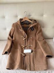 Burberry 棕色牛角扣外套
