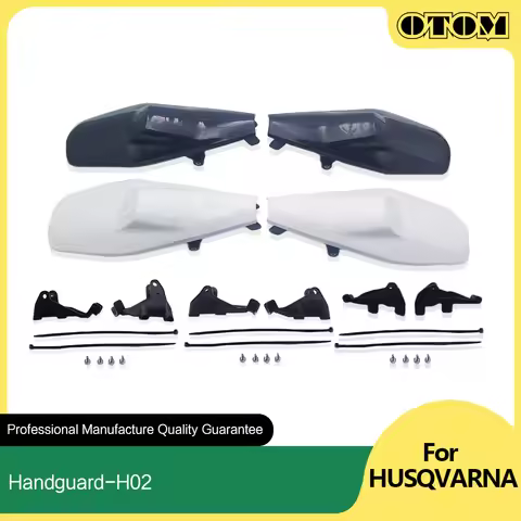OTOM New Motorcycle Handguard Handlebar Protector Hand Guards For HUSQVARNA Brembo Braktec Hydraulic