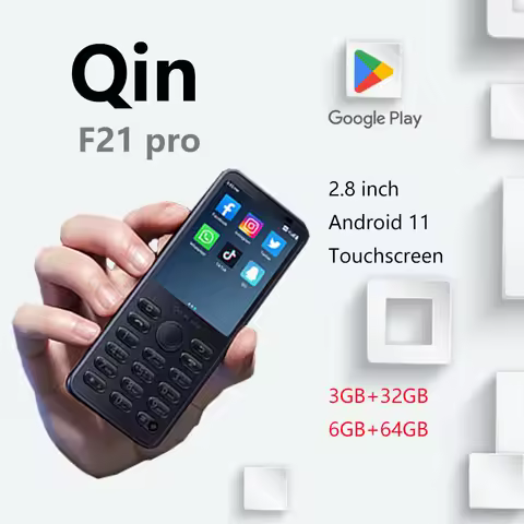 Qin F21 pro4G mobile phone Google Store, Bluetooth and WiFi, multiple languages, buttons and touch s