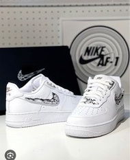 Nike air force液態銀 有購買證明