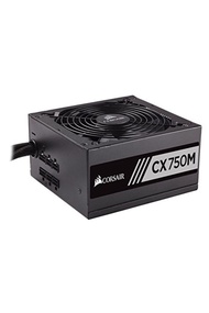 Corsair CXM Series 750W CX750M ATX Power Supply Unit, Black