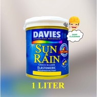 Home Entertainment∏◄Davies Sun &amp; Rain Elastomeric Paint Quart 1 Liter Odorless Odourless Waterbased