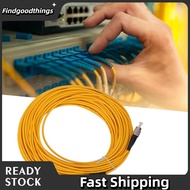 findgoodthings 753 FCUPC to Single Mode Optical Fiber Patch Cable Cord  20m/65feet FC Optic Yellow