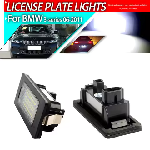 Car LED Number License Plate Lights For BMW 3 1 series 128i E90 sedan 325i 325xi 328i 335i xDrive 32