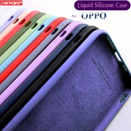 Liquid Silicone Phone Case For OPPO Realme C11 C15 XT Realme 5 6 7 8 Pro 5G A52 A92 A5 A9 2020 Micro