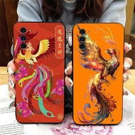 Samsung s23 / ss s23 plus / ss s23 ultra case with super beautiful phoenix print