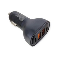 45W 4位智能車充 | 支援 30W USB-C PD 閃電快充 45W 4-Port Smart Car Charger w/ 30W USB-C PD Fast Charging