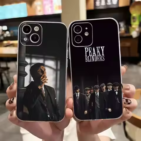 M-Movie Peaky B-Blinders Soft Silicone Phone Case for iPhone 17 16 15 14 13 12 11 Pro Max X