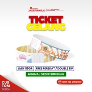 Print Bracelet Tickets 26 x 2cm Custom Tickets Custom Tickets Waterproof Tickets Event Tickets Conce