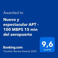 Nuevo y espectacular APT - 100 MBPS 15 min del aeropuerto