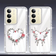 YBD 3D Diamond Surround Phone Case for Realme C75 C75X 4G Realme 14X OPPO A3 Pro Realme V60 Pro P3X 