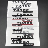 Benz AMG Side Label V8 V12 BITURBO 4MATIC Car Label Fender Sticker Modified Word Label Side Label Ca