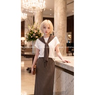 Women's long striped skirt A 9002 B159 2308 Amore