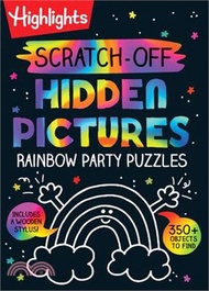 Scratch-Off Hidden Pictures Rainbow Party Puzzles