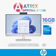 【Free MS Office】HP All-in-One Desktop PC 24-cr0037d | 23.8" FHD | Intel i5-1335U | 16GB RAM | 1TB SS
