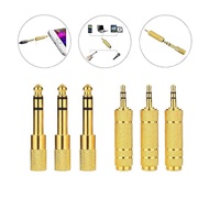 [Good Type] Jack head converts audio from 3mm to 6mm port - 3.5mm to 6.5mm and 6mm to 3mm Jack