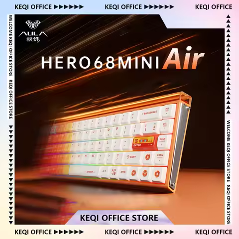 AULA HERO68MINI Air Low-profile Magnetic Switch Keyboard Lightbox Design 3-Mode Wireless Dual 8k Low