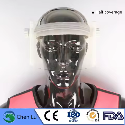 Recommend Radiological Protection 0.1mm Pb Lead Glass Mask X-Ray Radiation Protective Lightweight Le
