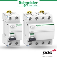 Schneider Acti9 ID K 2P/4P AC Type RCCB - White
