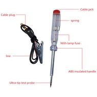 Test Auto Light Tool Circuit Lead Probe 12V 6V DC  Continuity Tester Car(Size:S,L) HK2PH