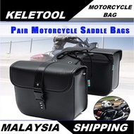 Beg Tepi Moto Motorcycle Side Bag Moto Beg Waterproof Dual Side Storage Classic Givi Harley Honda