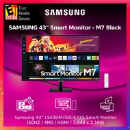 Samsung 43" LS43DM702UEXXS M7 Smart Monitor UHD 4K HDR10+/ WIFI BLUETOOTH /BUILTIN SPEAKER /USB TYPE-C/3YRS