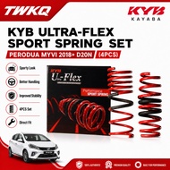 Perodua Myvi D20N 2018-On KYB Ultra-Flex Performance Sport Spring Set 4PCS