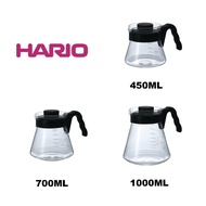 [Electronic Invoice] Japan HARIO V60 Good Grip Black Coffee Maker 450/700/1,000ml (VCS-01/02/03B)