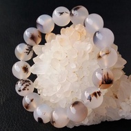 Natural Ocean Agate Bracelet Ocean Chalcedony Bracelet Grass Flower Agate Single Circle Unique Coupl