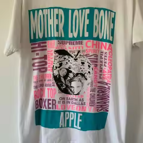 1990 Mother Love Bone "Apple" Vintage Tour Band Grunge Rock Unisex Tshirt KH4105