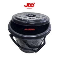 JDO Ember Gagang Tutup Bulat Plastik 5 Liter Premium Black APP Kicthenware