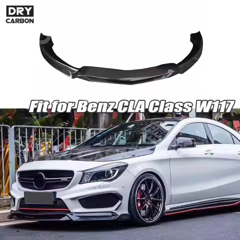 Carbon Fiber Front Bumper Lip Spoiler For Mercedes Benz CLA Class W117 CLA180 CLA200 CLA250 CLA45 AM