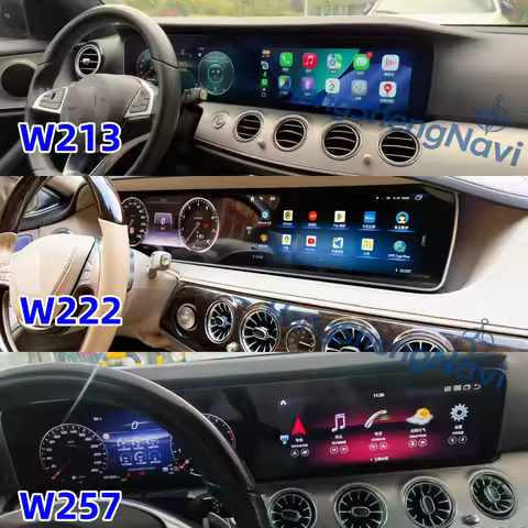 Dual Screen Carplay Android Auto Car Multimedia Player for Mercedes Benz E/G/S-Class CLS W213 W222 W