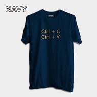 Distro Clothes T-shirts Ctrl C Ctrl V Copy Paste Unique T-shirts