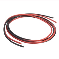 <ARZ>1 meter red & black pair silicone wire AWG 10 12 14 16 18 20 22 24 26