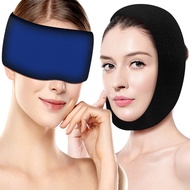 Reusable Gel Eye Mask Hot & Cold Therapy Face Ice Pack Wrap for TMJ Relief Wisdom Teeth Jaw Head and