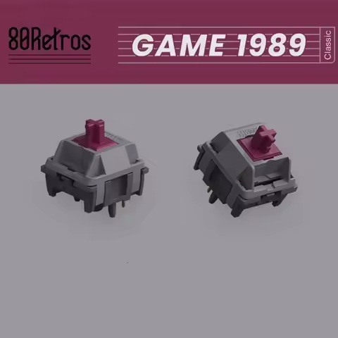 80Retros X HMX GAME1989 Switch Linear Switches 5pin Factory Lubrication GPL Custom Mechanical Keyboa