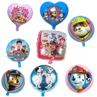 Paw Patrol 18 inch Foil Balloons for Birthday Room Home Party Decorations Rubble Skye Ryder Paw Patrol Cute Dog Helium Balloon