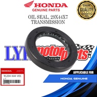 HONDA OIL SEAL 29X44X7 TRANSMISSION FOR BEAT110 CARB/FI -91204-K44-V01