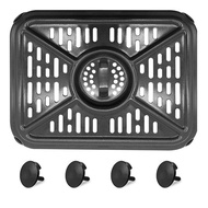 <FEELING>Replacement Air Fryer Grill Pan for Foodi DZ401 DZ550 10QT DualZone Air Fryers