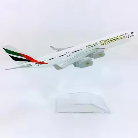 16cm 1:400 Scale Airbus A340 Series Aircraft Model Emirates Lufthansa Asia Airline Die-cast Alloy Ai