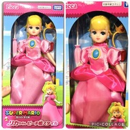 限量現貨💖日本🇯🇵正版  Licca x 任天堂 Super Mario公仔 皇冠碧姬公主娃娃 瑪利歐公仔 皇冠頭箍 公主公仔 Licca公仔衫 娃娃飾物 微景玩具 娃娃服飾 娃娃衫  換衫公仔 角色