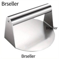 BRSELLER Smash Burger Press, No Rust Stainless Steel Stainless Steel Grill Press, Steak Burger Round